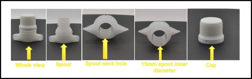 Characteristic of spouted pouch fitments for home care (HL150D)